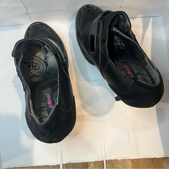 Dollhouse Black Piped Toe 5 Inch Stiletto Bootie Size 9 - Picture 9 of 13